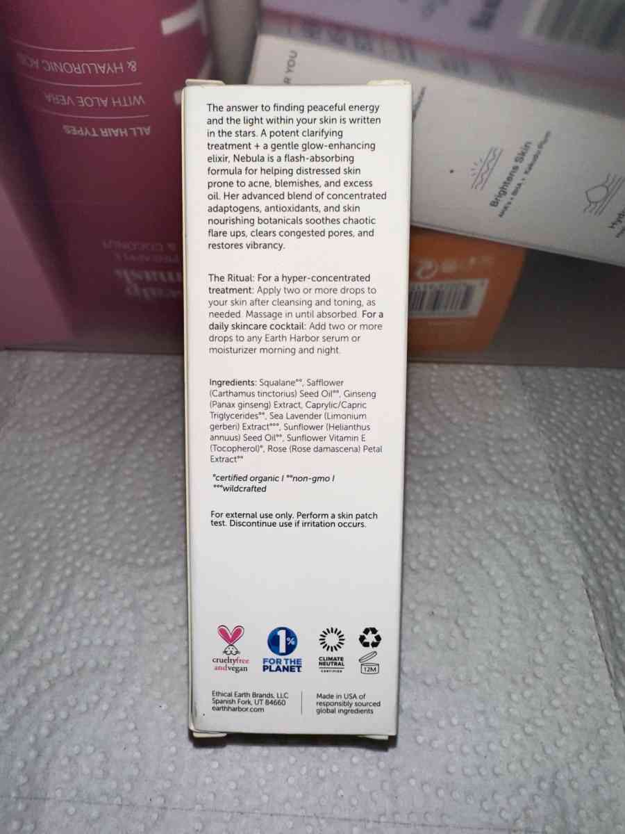 Earth Harbor Nebula Adaptogen Clarity Ampoule