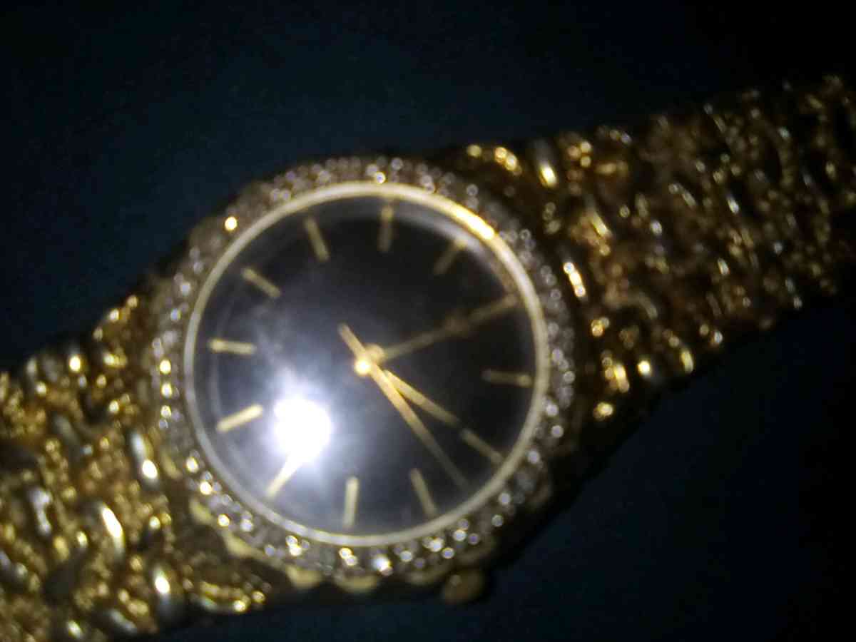 Waltham ladies gold nugget watch