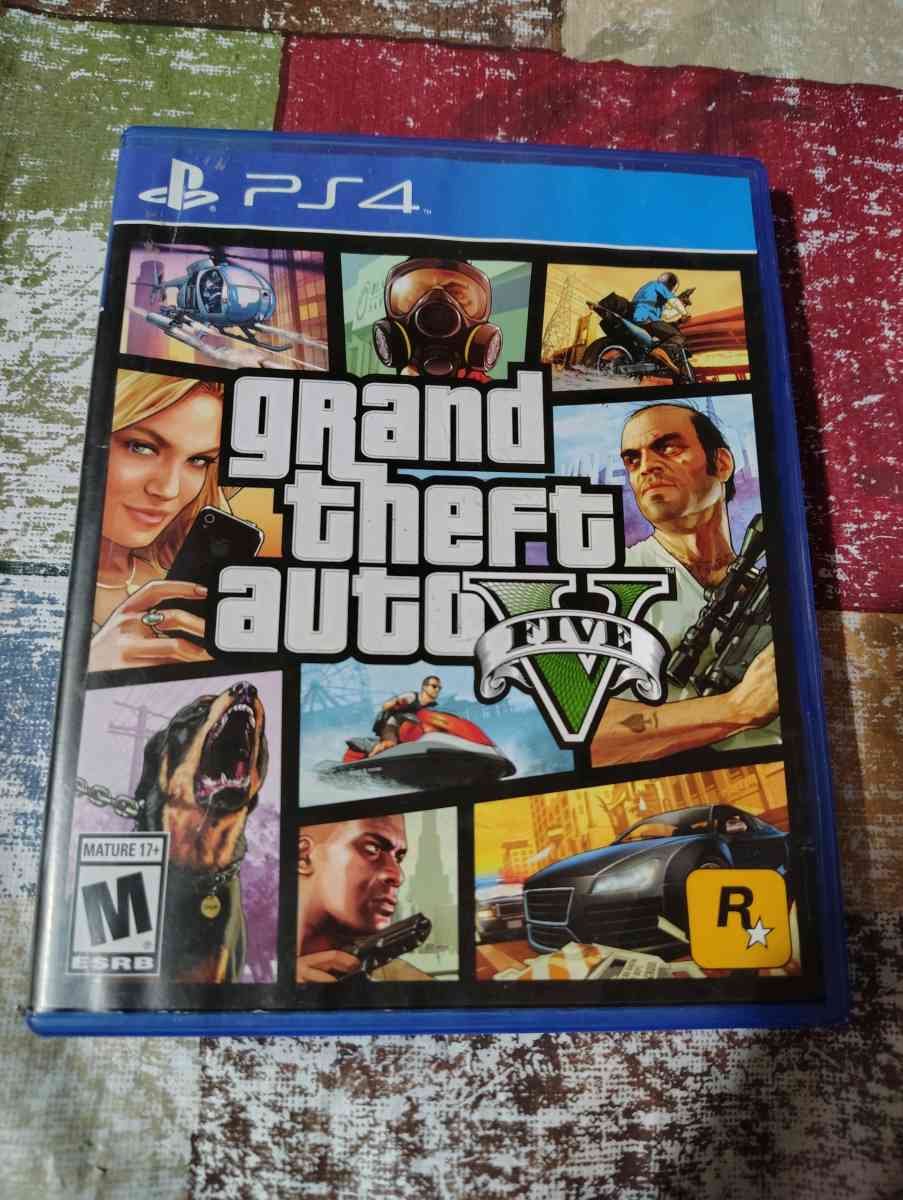 GTA Five PS4 Disc looks brand new still has map - Scotland, Indiana - FleaMarketBay