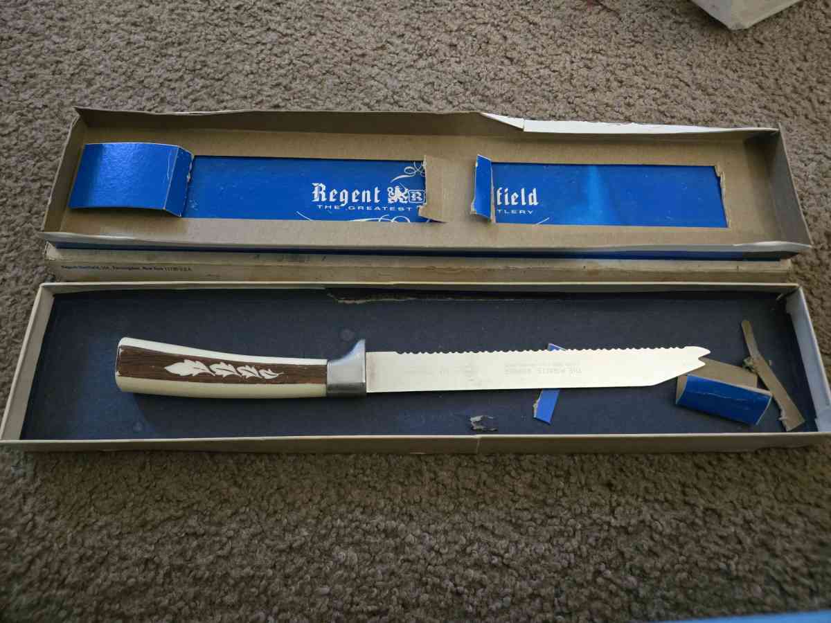 VTG MIRACLE WORKER 12 STAINLESS KNIFE BY REGENT SHEFFIELD - Crittenden, Kentucky - FleaMarketBay