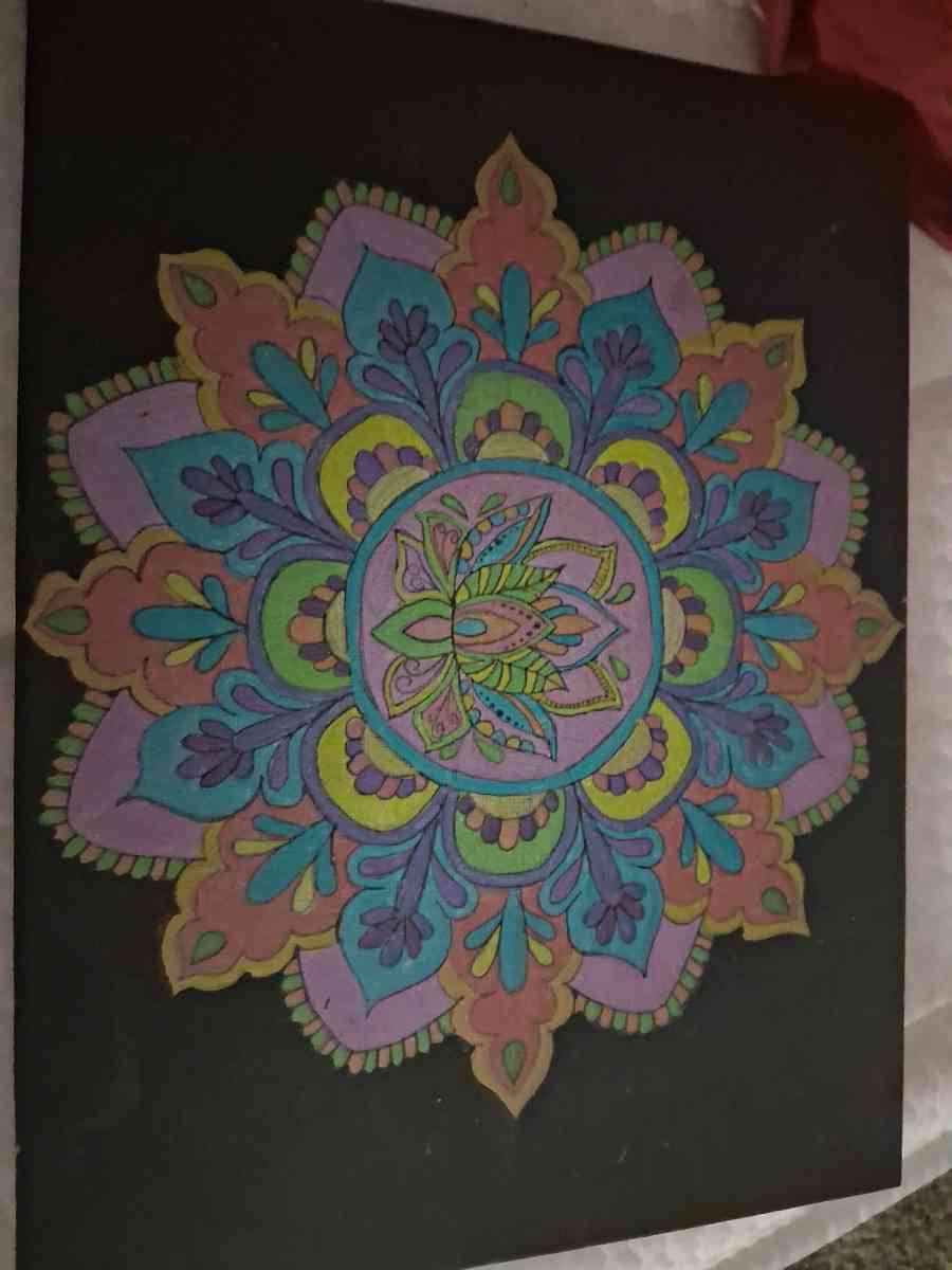 dot mandala painting - Comstock, Michigan - FleaMarketBay