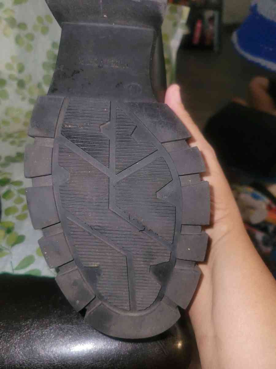 Black Platform loafers