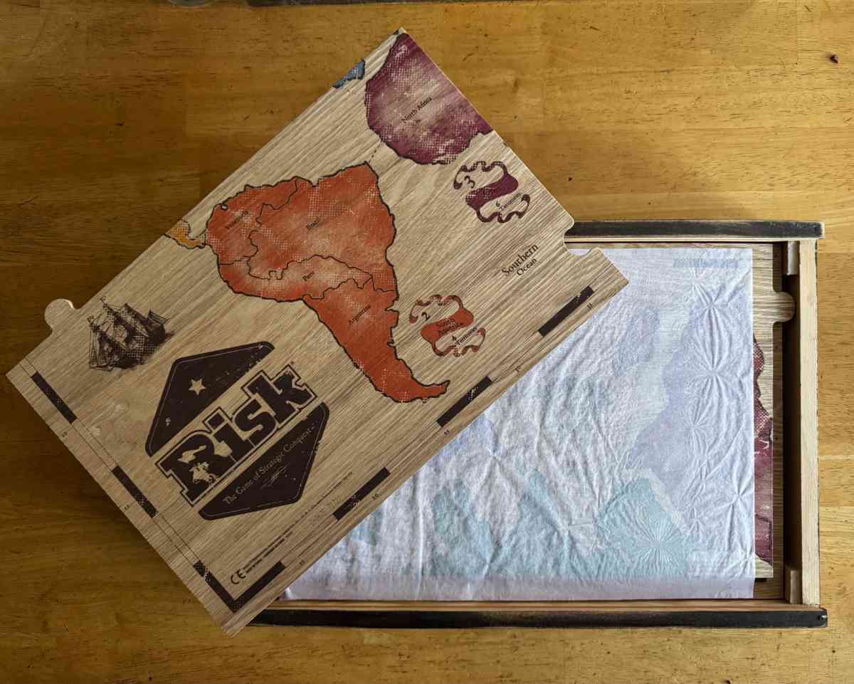 Risk Board Game 2017 Rustic Wood Series