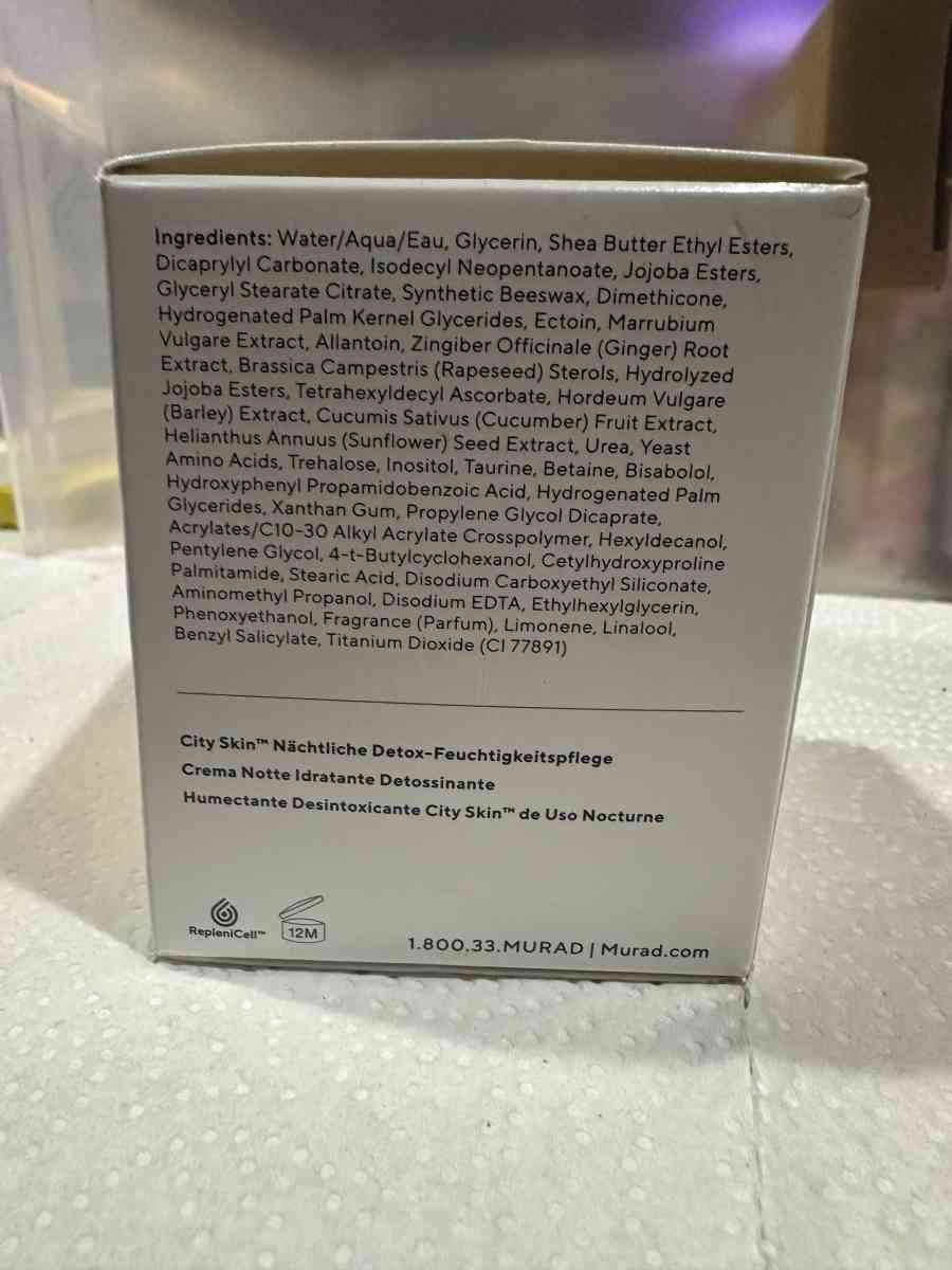 Murad City Skin Overnight Detox Moisturizer