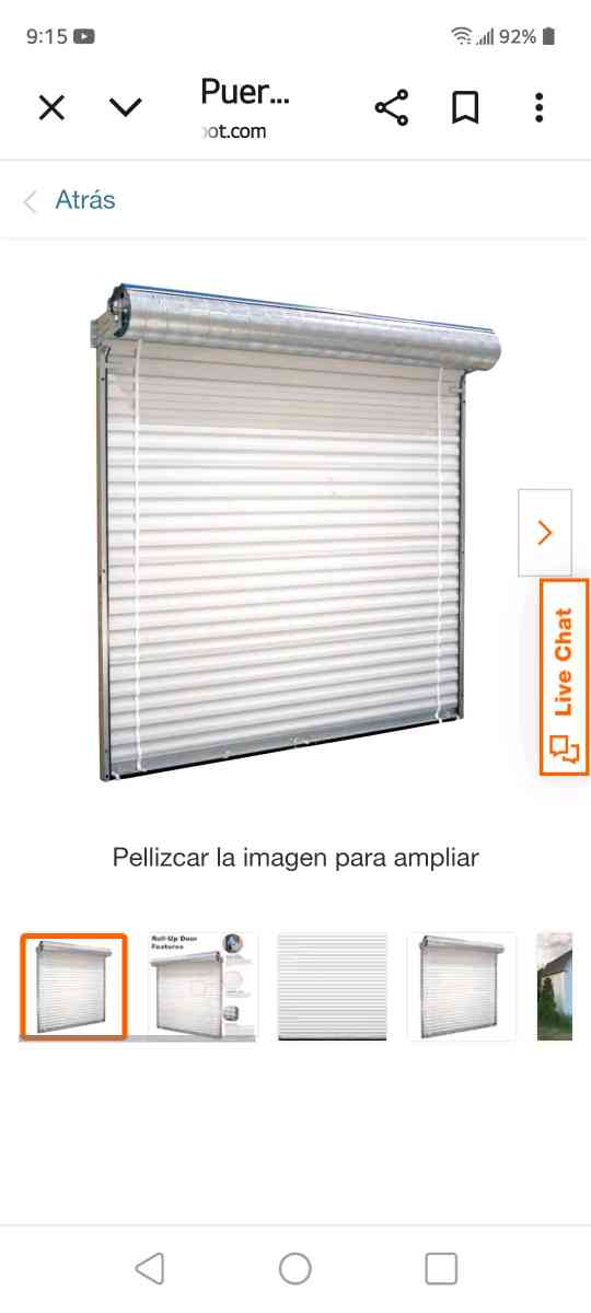 puerta enrollable de garaje de 10X10 nueva 800 firme - Fort Worth, Texas - FleaMarketBay