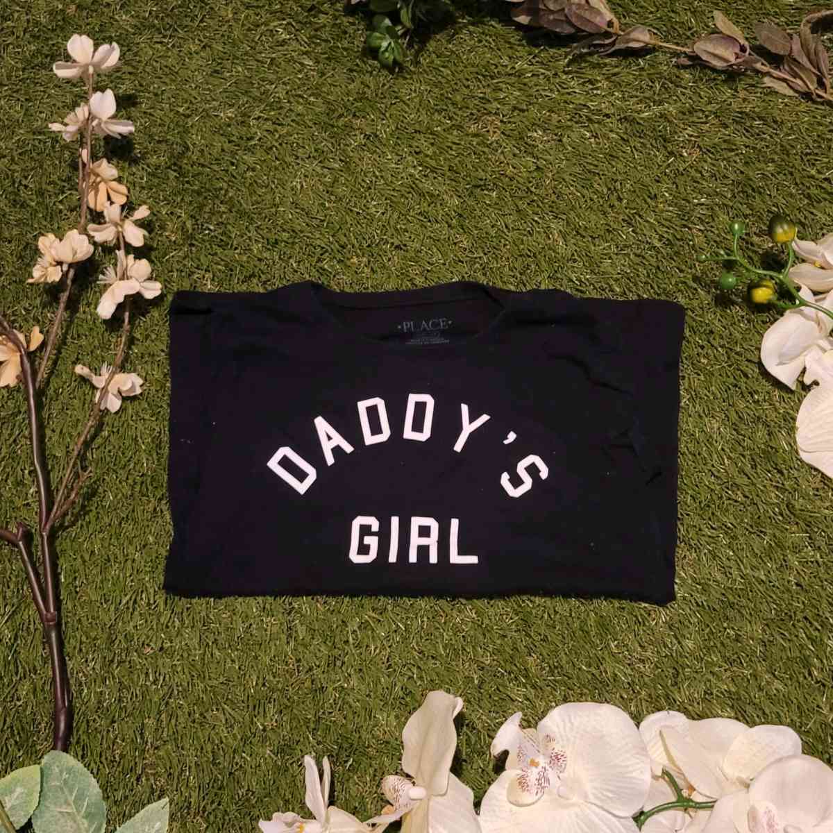 Black Daddys Girl Tee Shirt