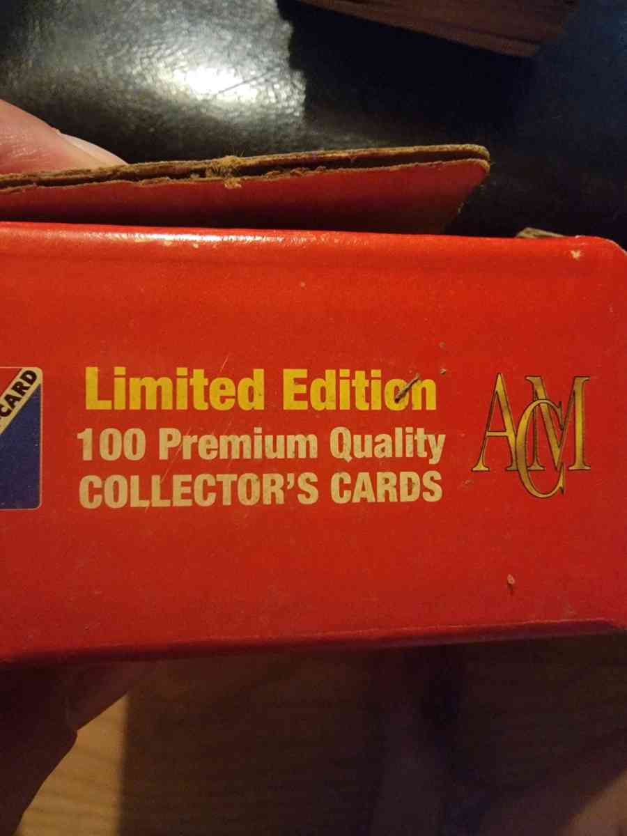 limited Edition country trading cards