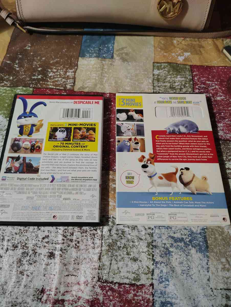 Secret Life of Pets 1 and 2 bundle