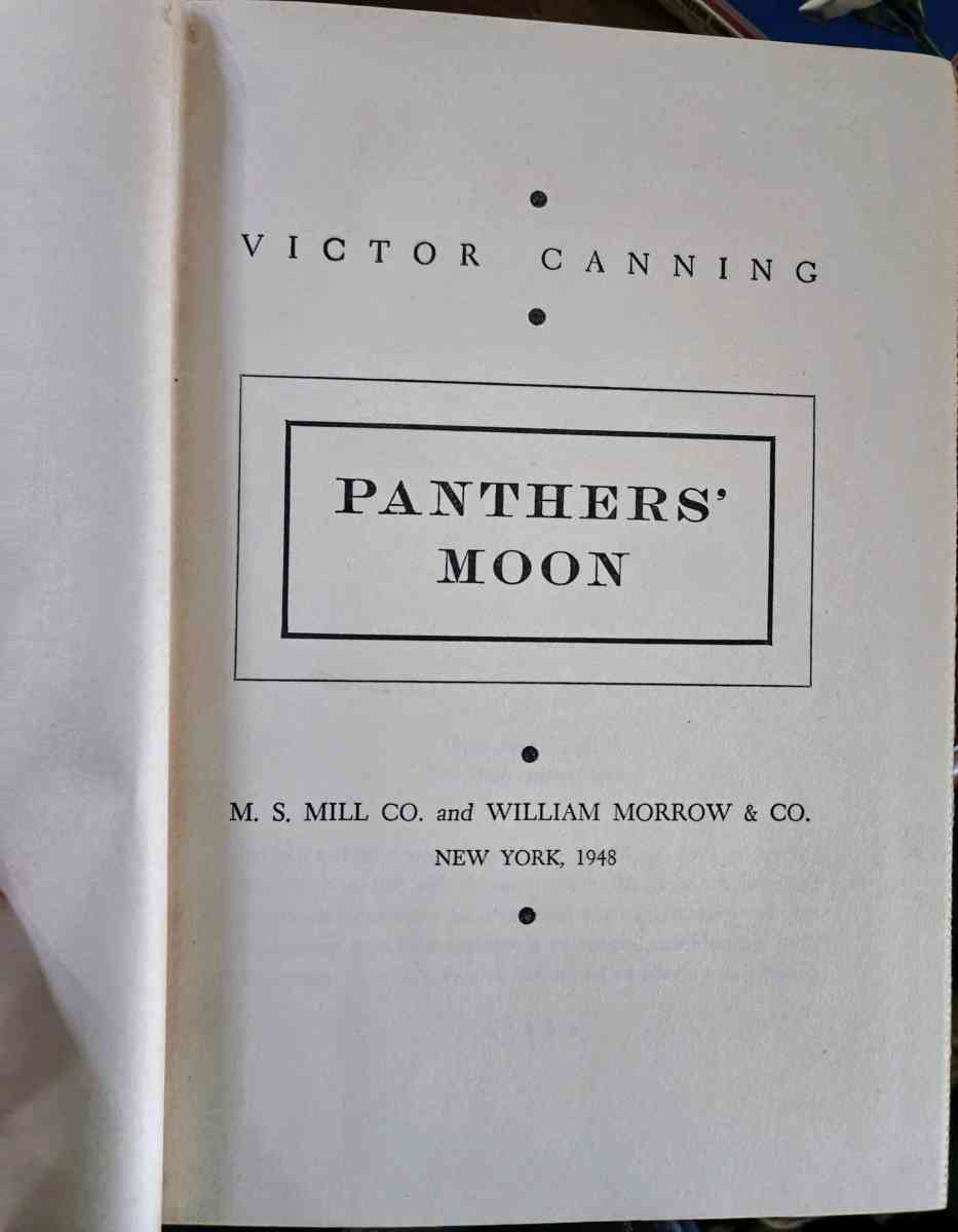 Panthers Moon by Victor Canning - Crittenden, Kentucky - FleaMarketBay