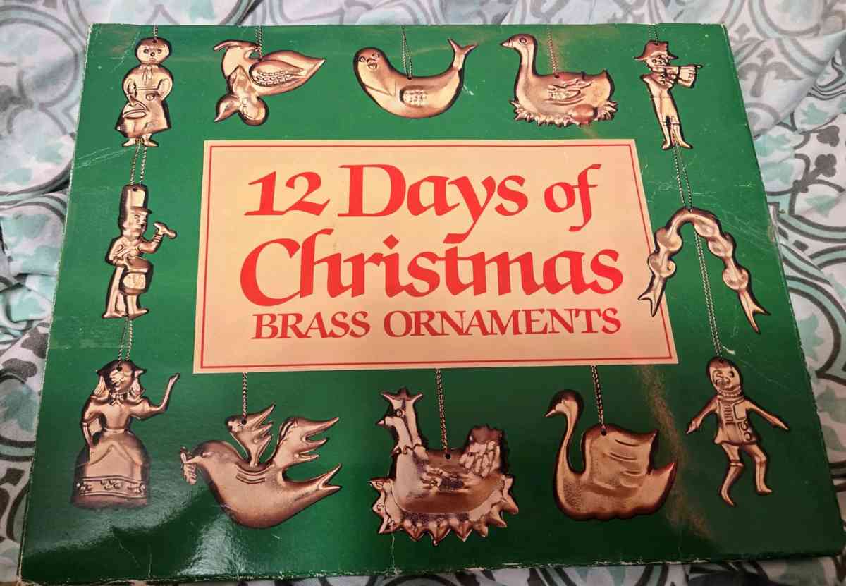 Vintage JSNY 12 Days Of Christmas Themed Ornaments - Crittenden, Kentucky - FleaMarketBay