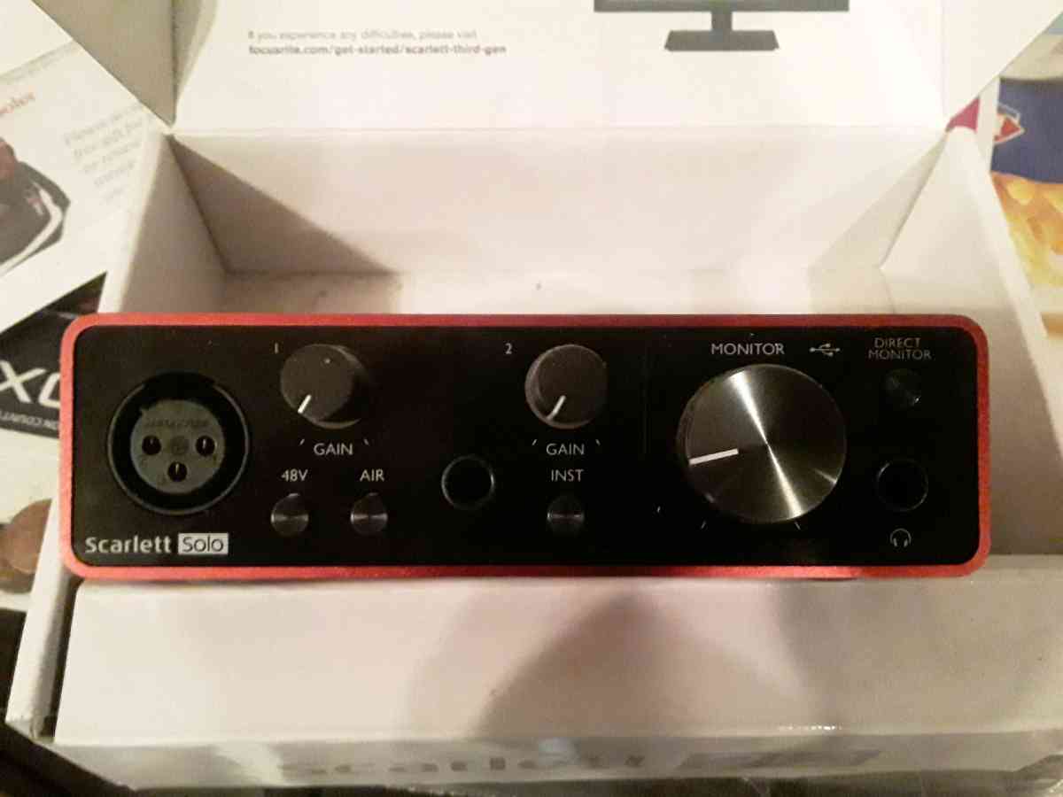 Scarlett Focusrite 3rd generation