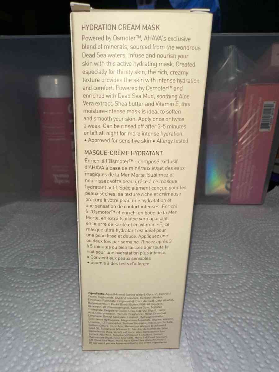 AHAVA Hydration Cream Mask