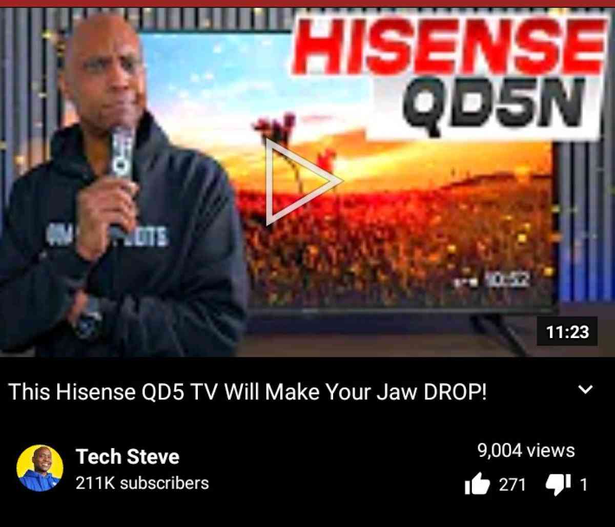 4K Smart TV big screen