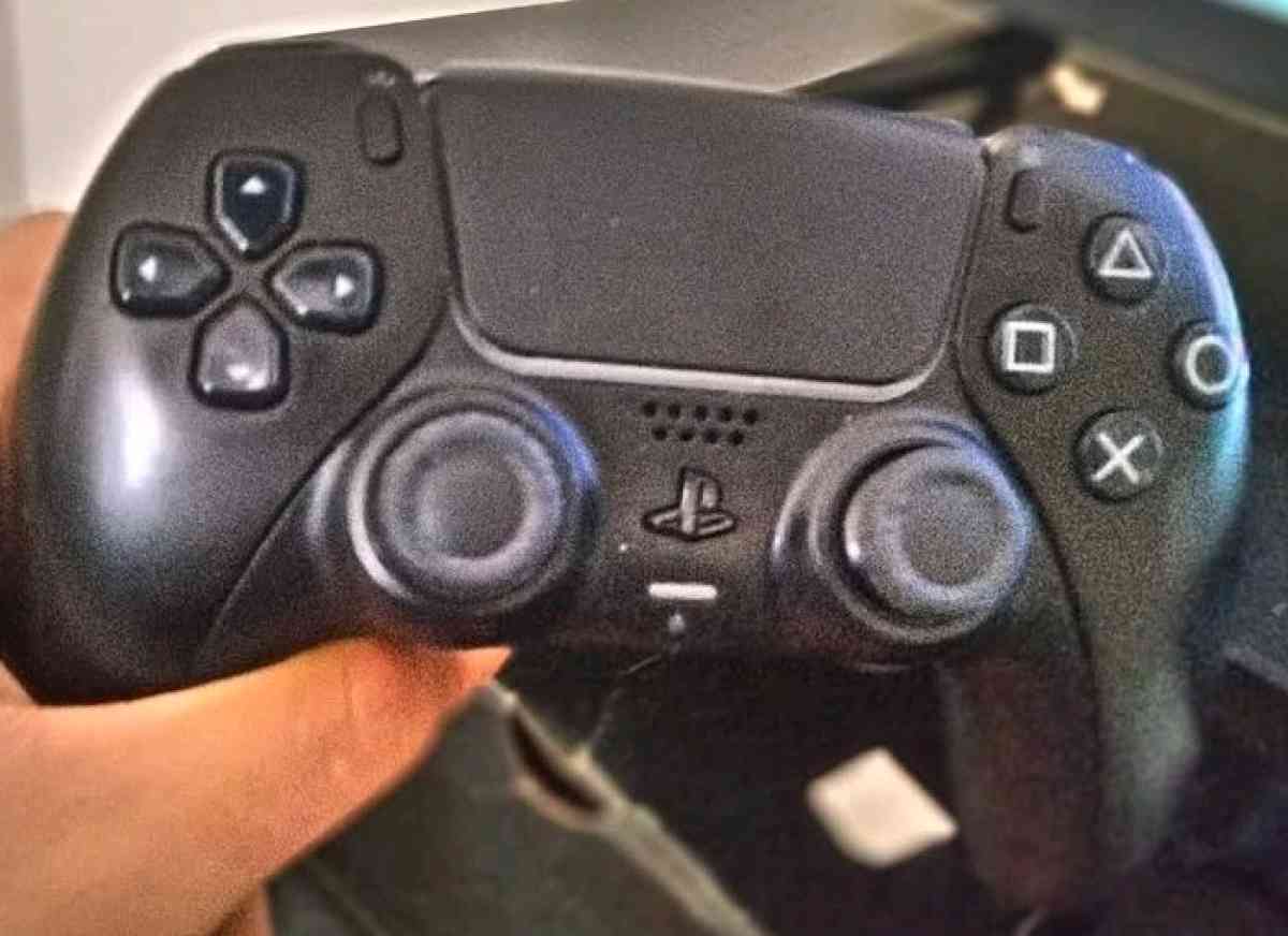 brand new black PS5 controller