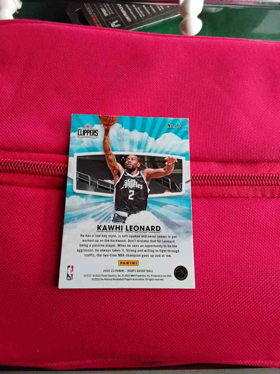 202223 Panini Hoops Skyview Insert Card 13 Kawhi Leonard