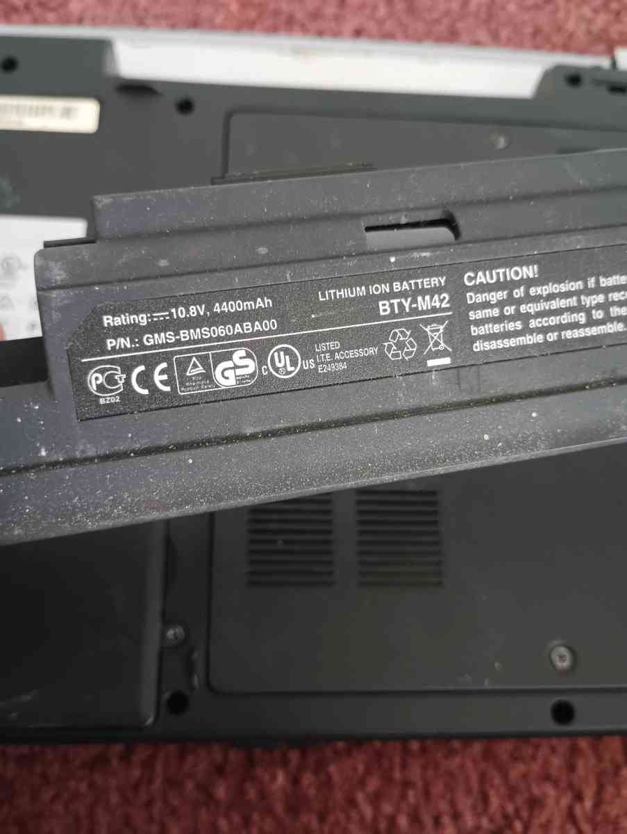 RKC laptop model MS1024B  SOLD AS IS