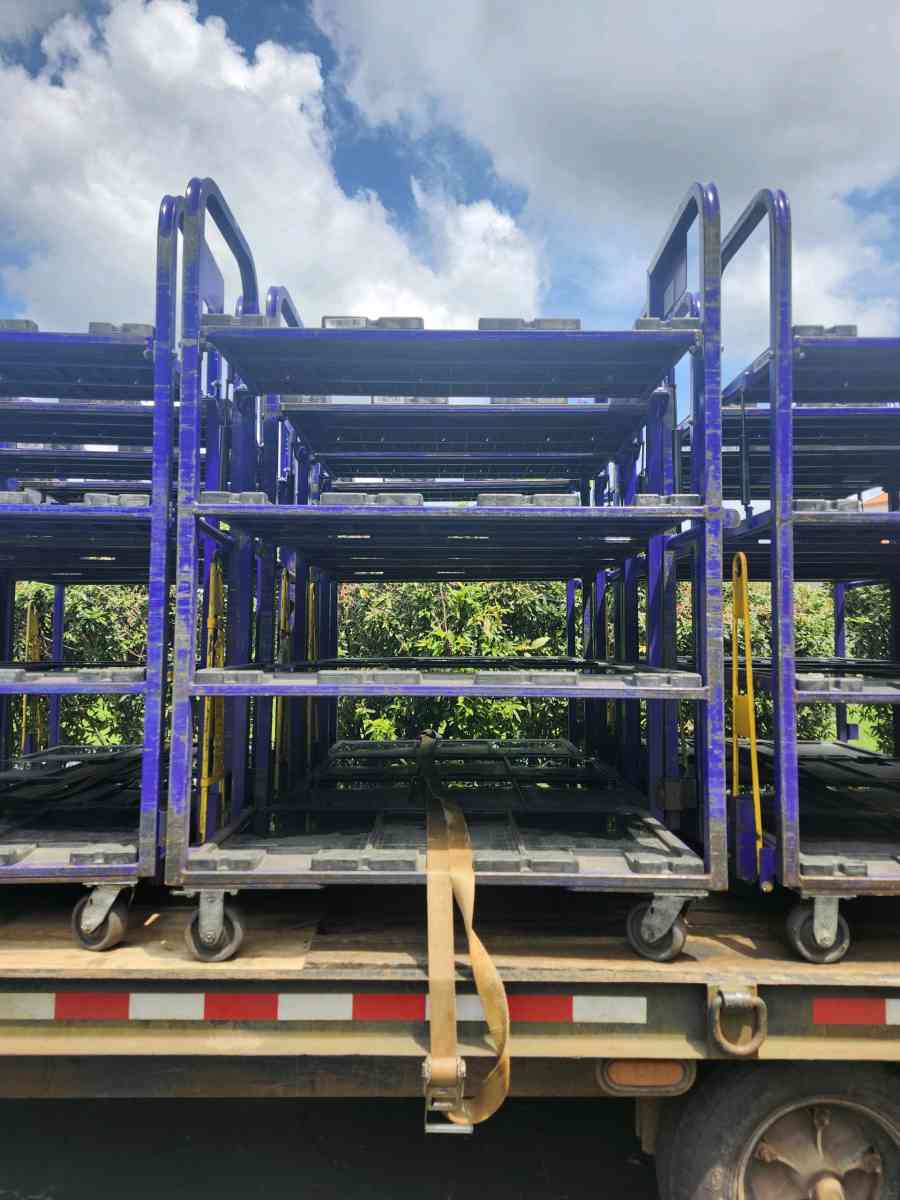 Rolling Warehouse Shelving Storage Carts - Washington, District of Columbia - FleaMarketBay
