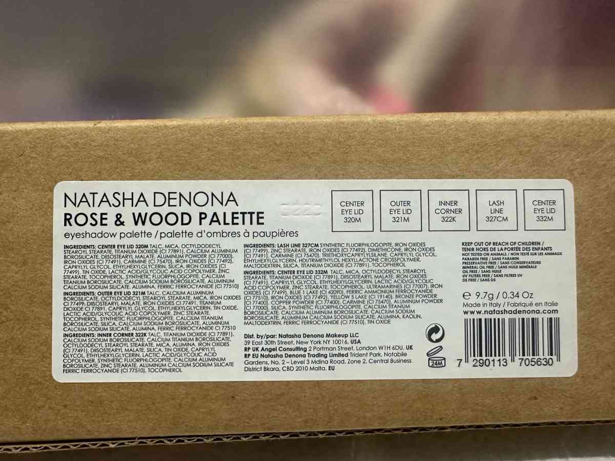 Natasha Denona Rose  Wood Palette