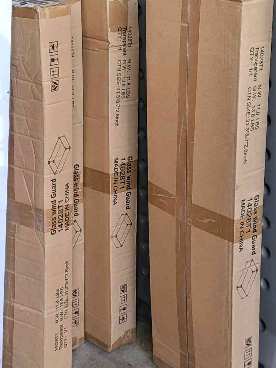 5 BOXES OF GLASS WIND GUARD 14028T1 - Vacaville, California - FleaMarketBay
