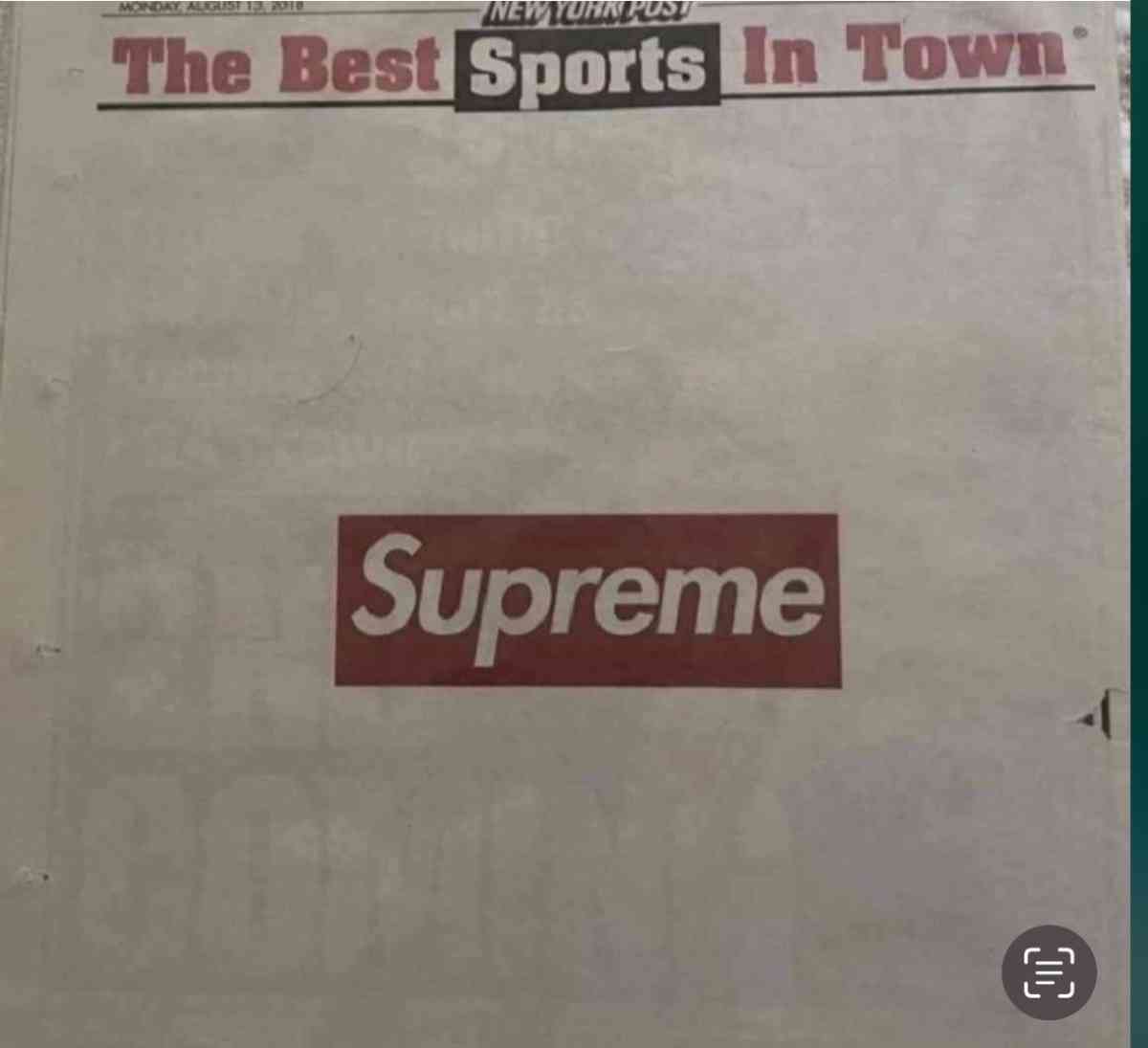 Limited Edition Supreme newspaper - Maspeth, New York - FleaMarketBay
