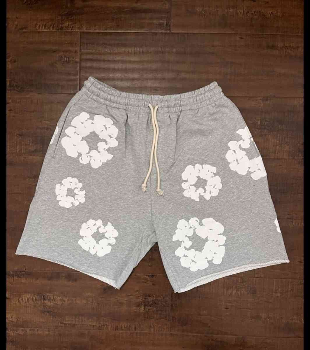 Grey denim tears shorts - Whittier, California - FleaMarketBay