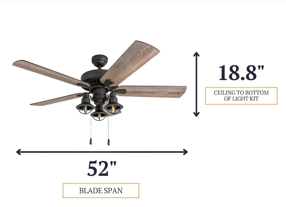52in Ceiling Fan - Washougal, Washington - FleaMarketBay