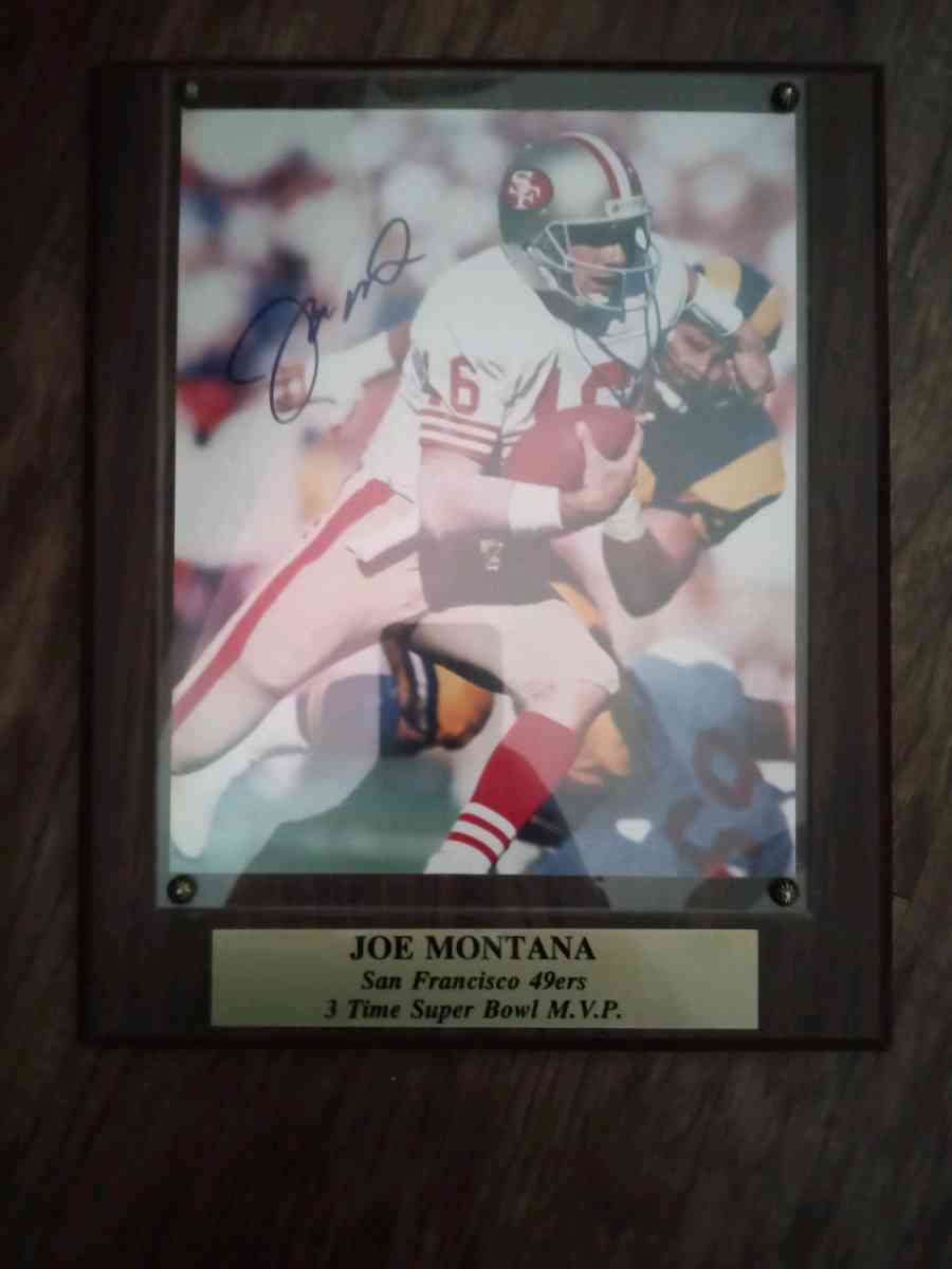 Joe Montana Autograph