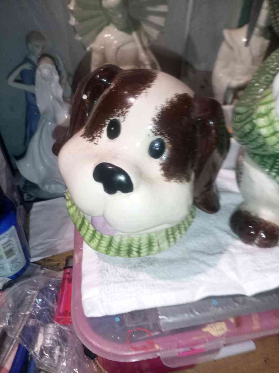 and take dog cookie jar