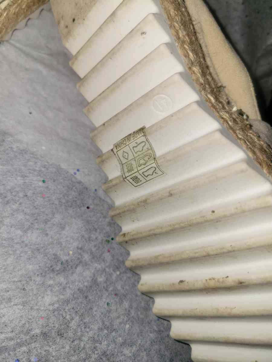 Beige  Ripple sole shoe