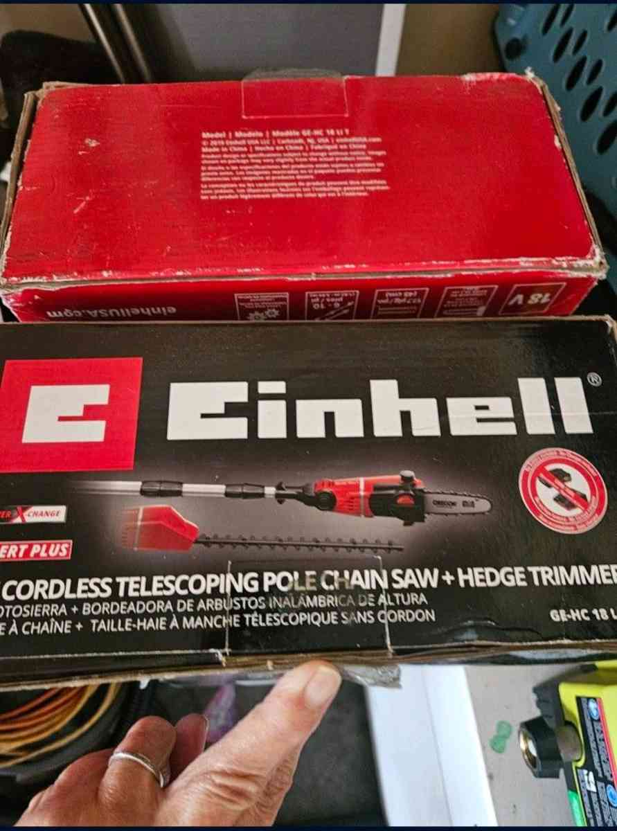 Einhell Pole Chainsaw and Hedger - Washougal, Washington - FleaMarketBay