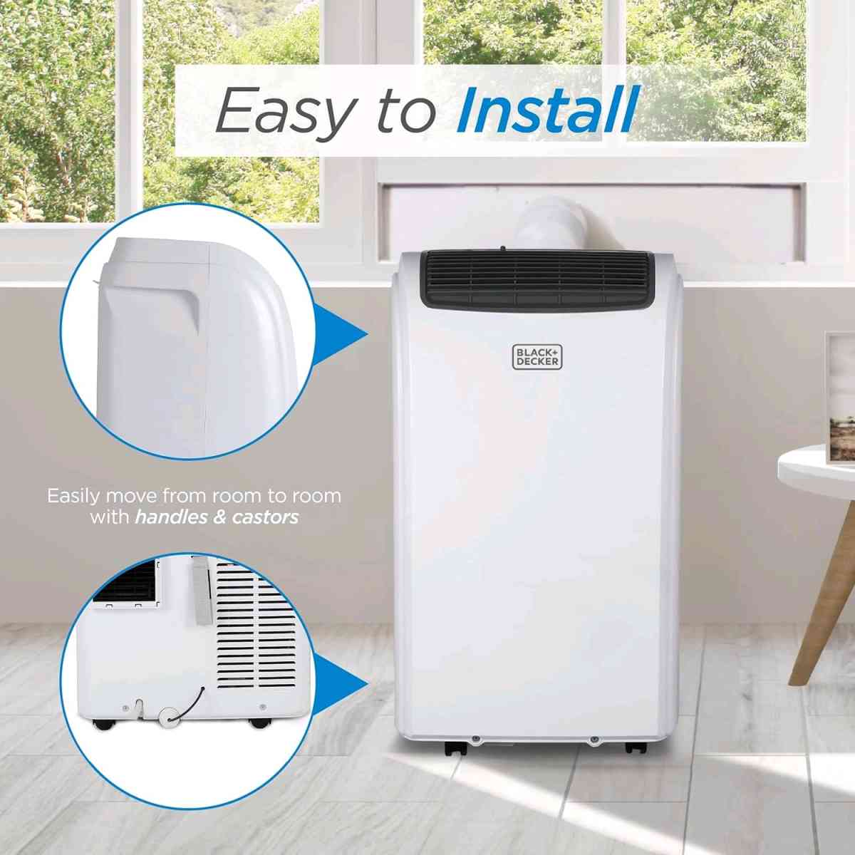 BLACKDECKER Smart Portable Air Conditioner 12000 BTU for Roo