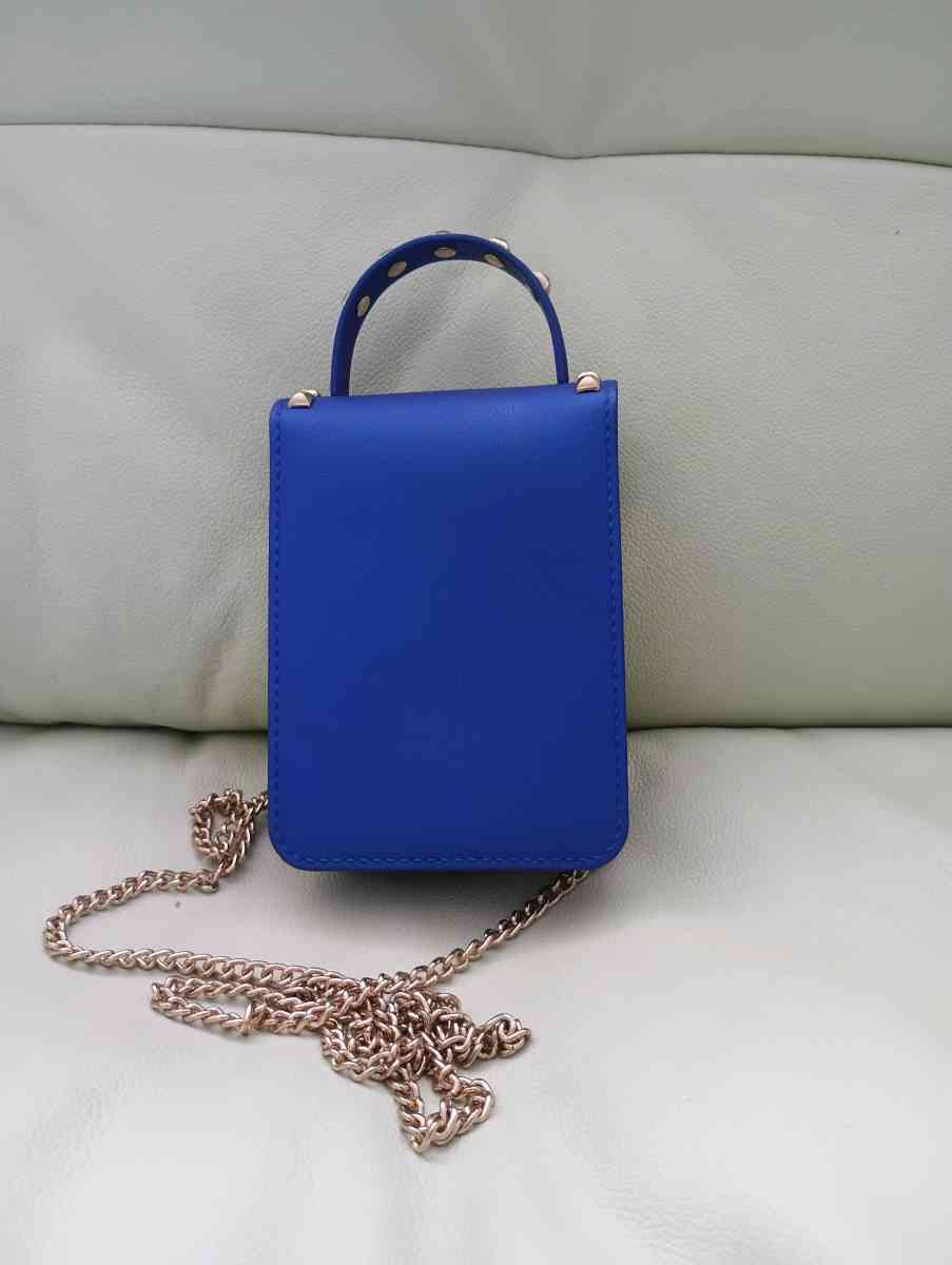 Le Mie Blue Womens Jelly Gold Stud Tone Gold Tone Chain Stra