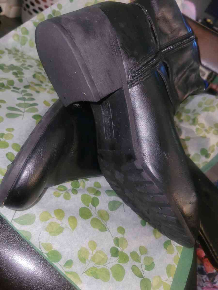 Black Platform loafers