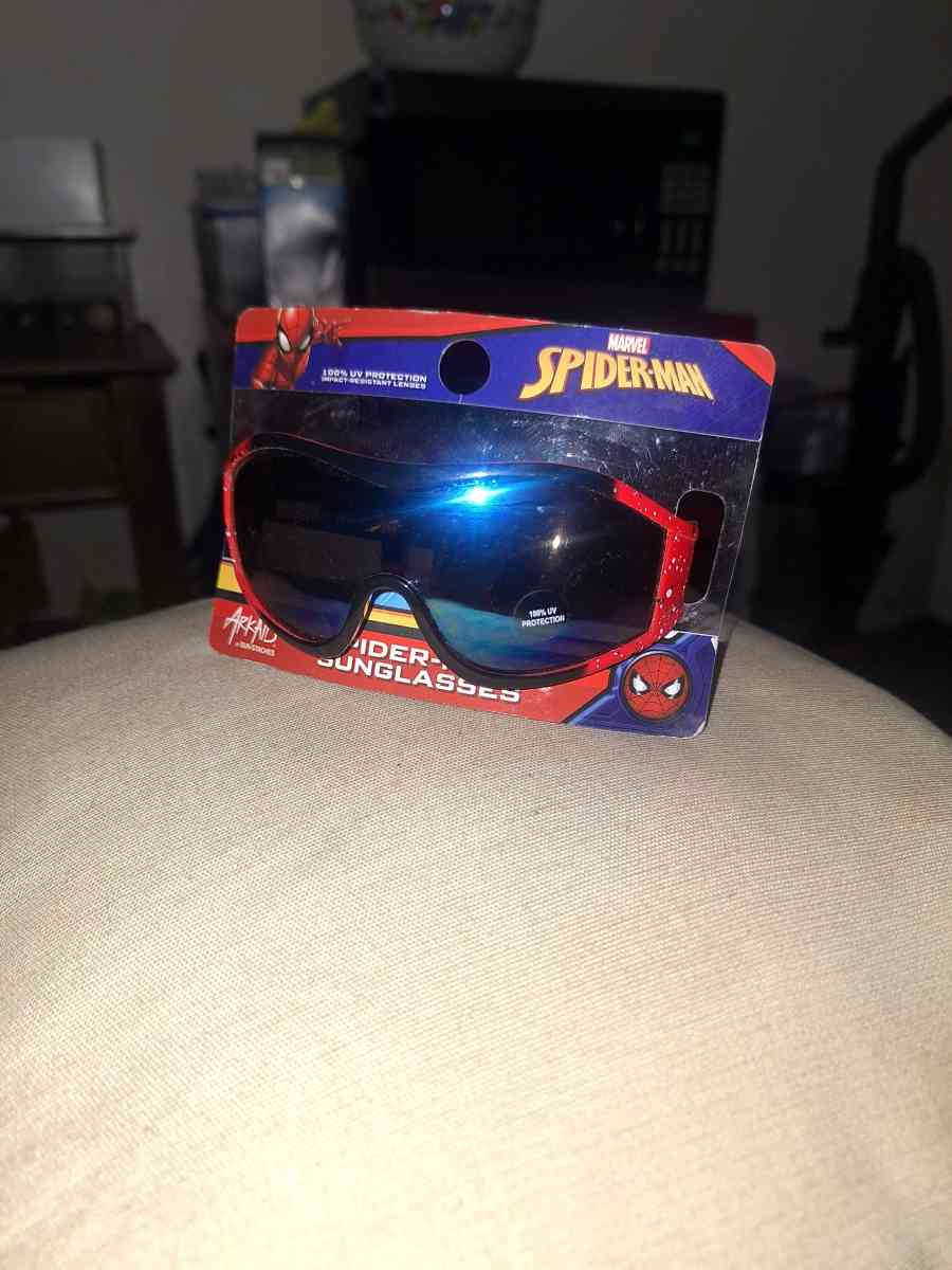 Marvel SpiderMan kids paint splattered Sport Sunglasses