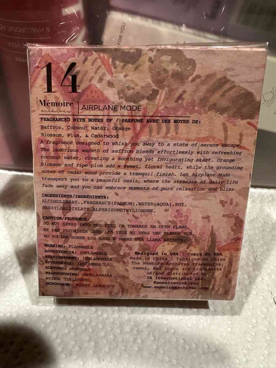 Memoire Airplane Mode 14 eau de parfum