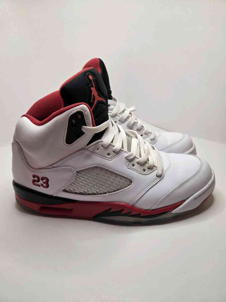 Nike Air Jordan 5 Retro Fire Red 2013 Size 105