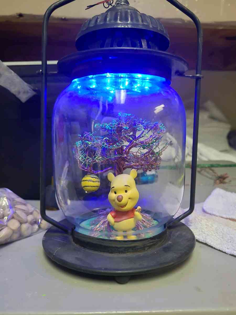 handmade winnie the poo lantern