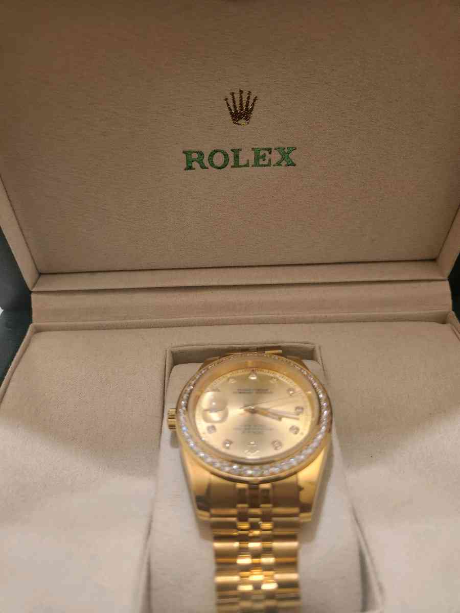 gold rolex oyster date 41