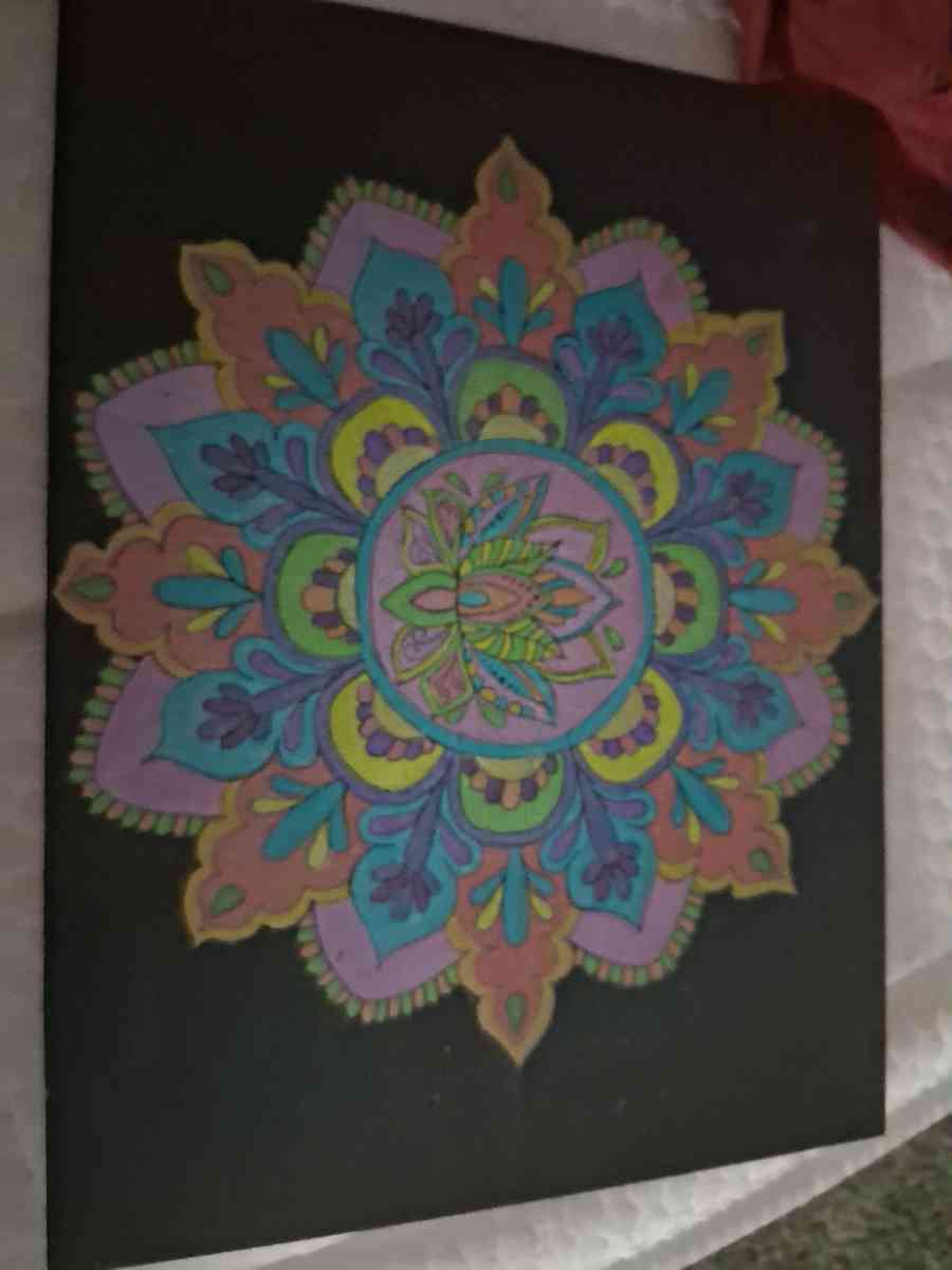 dot mandala painting - Comstock, Michigan - FleaMarketBay