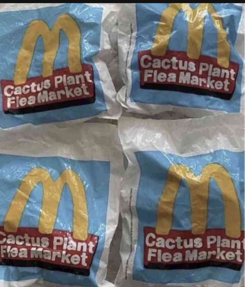 Limited EditionMcDonalds flea market cactus plant toys - Maspeth, New York - FleaMarketBay