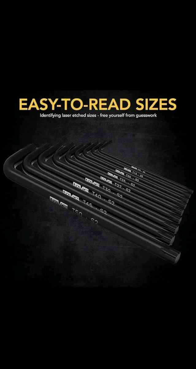 LEXIVON Master Wrench Key Set 35Pc Long Arm Ball End Hex Key