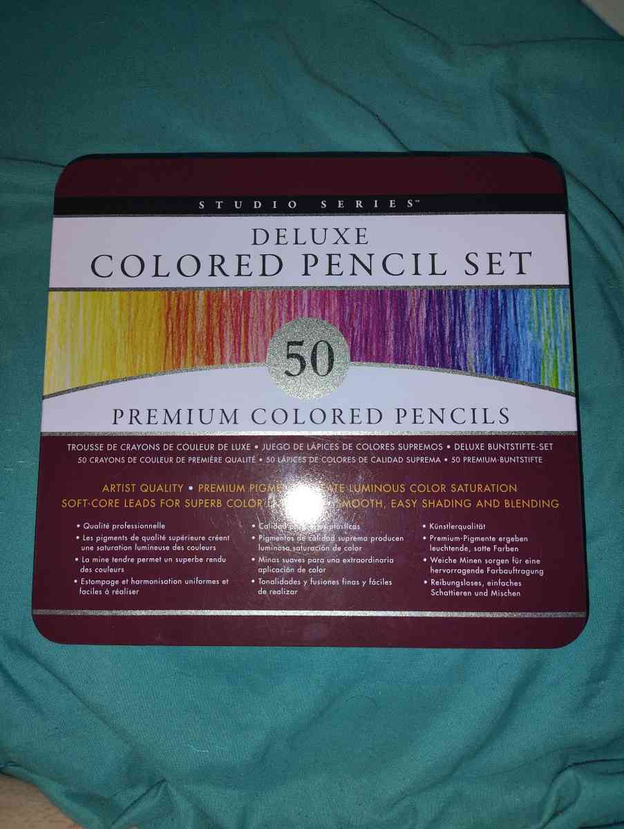 deluxe 50 colored pencil set - Detroit, Michigan - FleaMarketBay