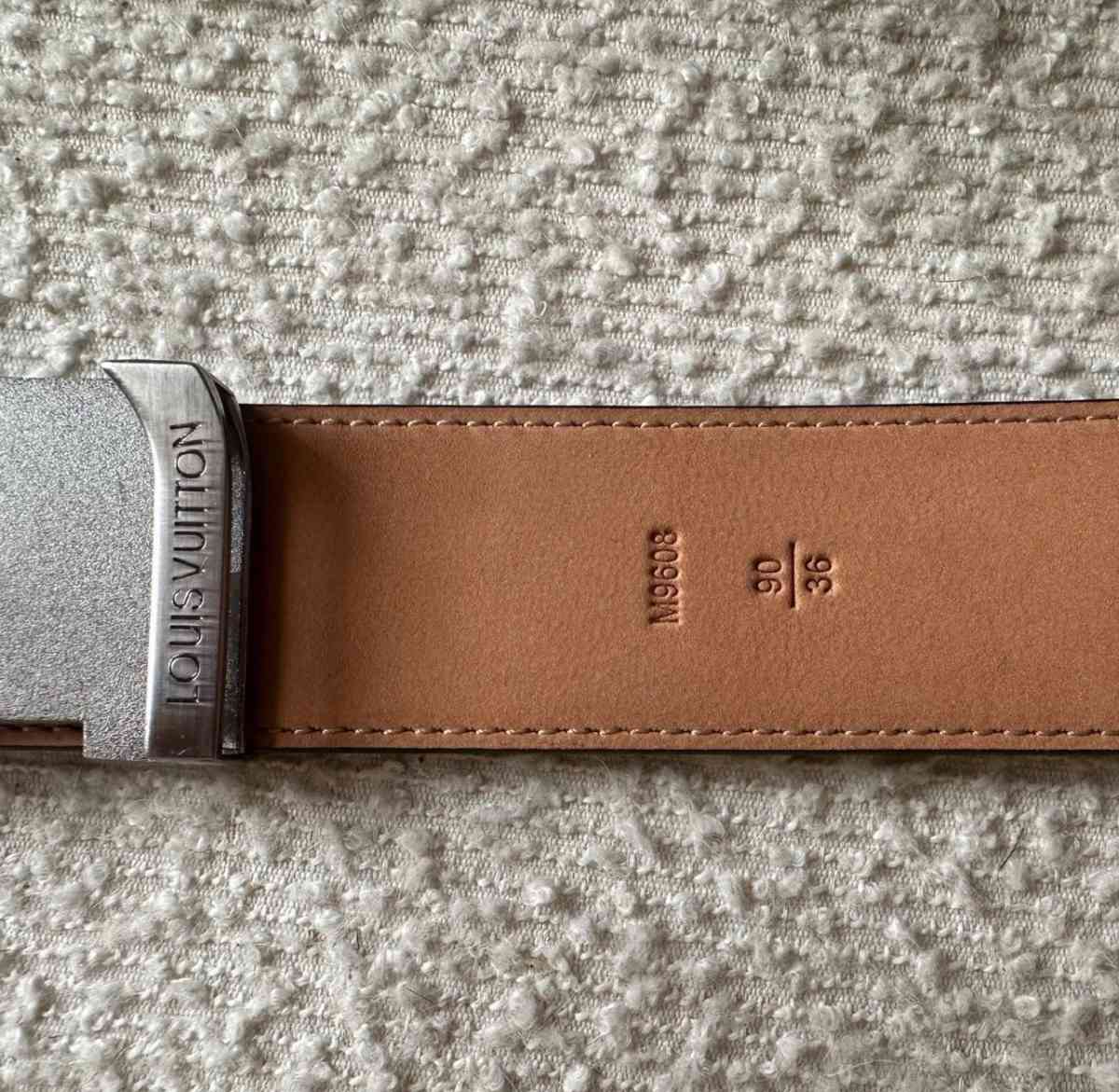 authenticated Lv belt