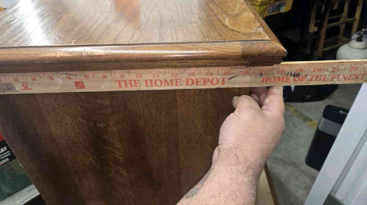 SOLID WOOD TALL DRESSER  HEAVY CLEAN READY TO GO