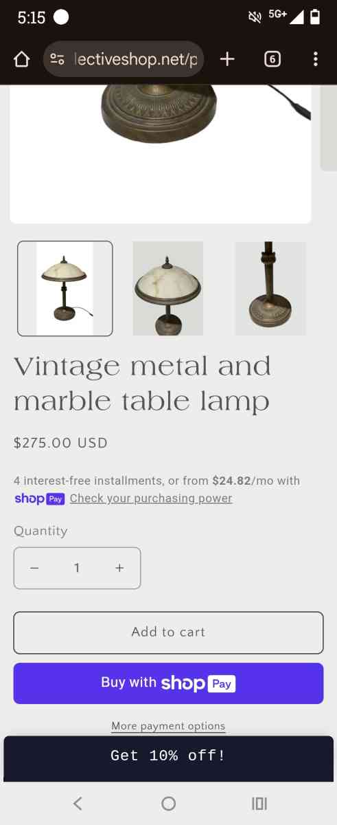 table lamp - Walker, Louisiana - FleaMarketBay