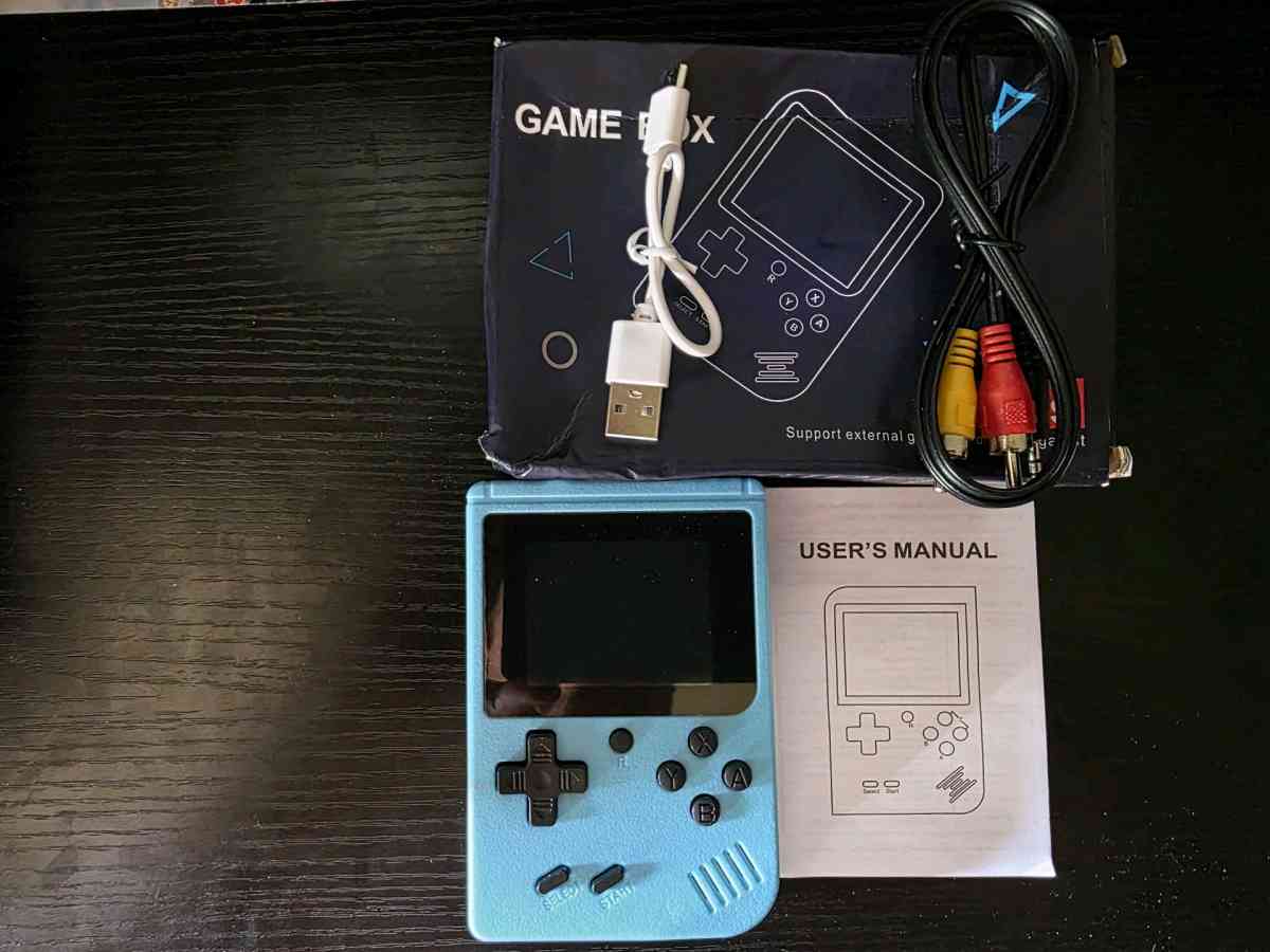 Mini Handheld Video Game with 500 NES Games Blue - Overton, Texas - FleaMarketBay