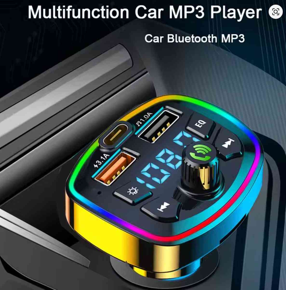 Car Charger FM Transmitter Bluetooth 50 Hands Free 31A USB - Overton, Texas - FleaMarketBay