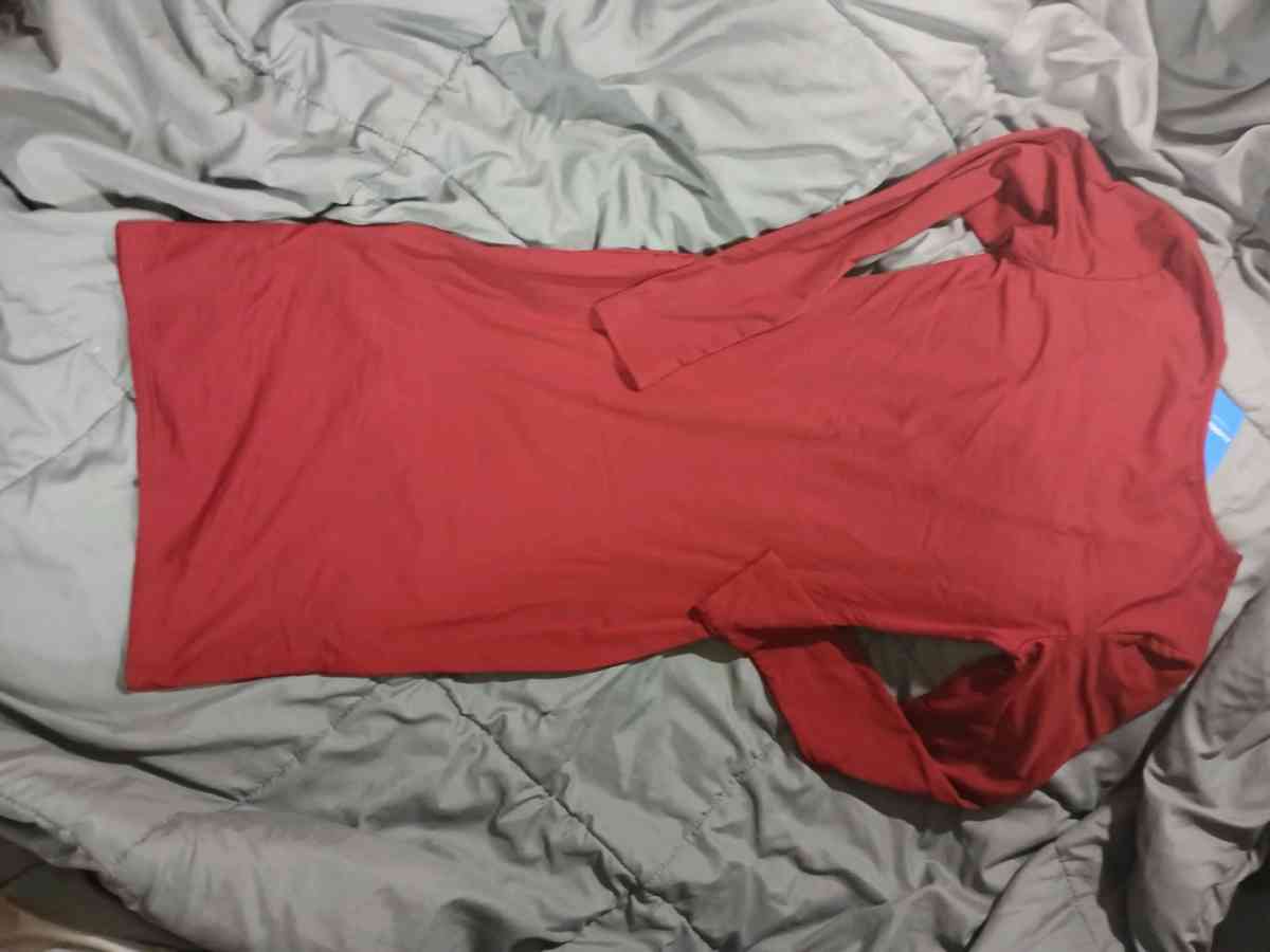 Ladies NWT size small burgany dress