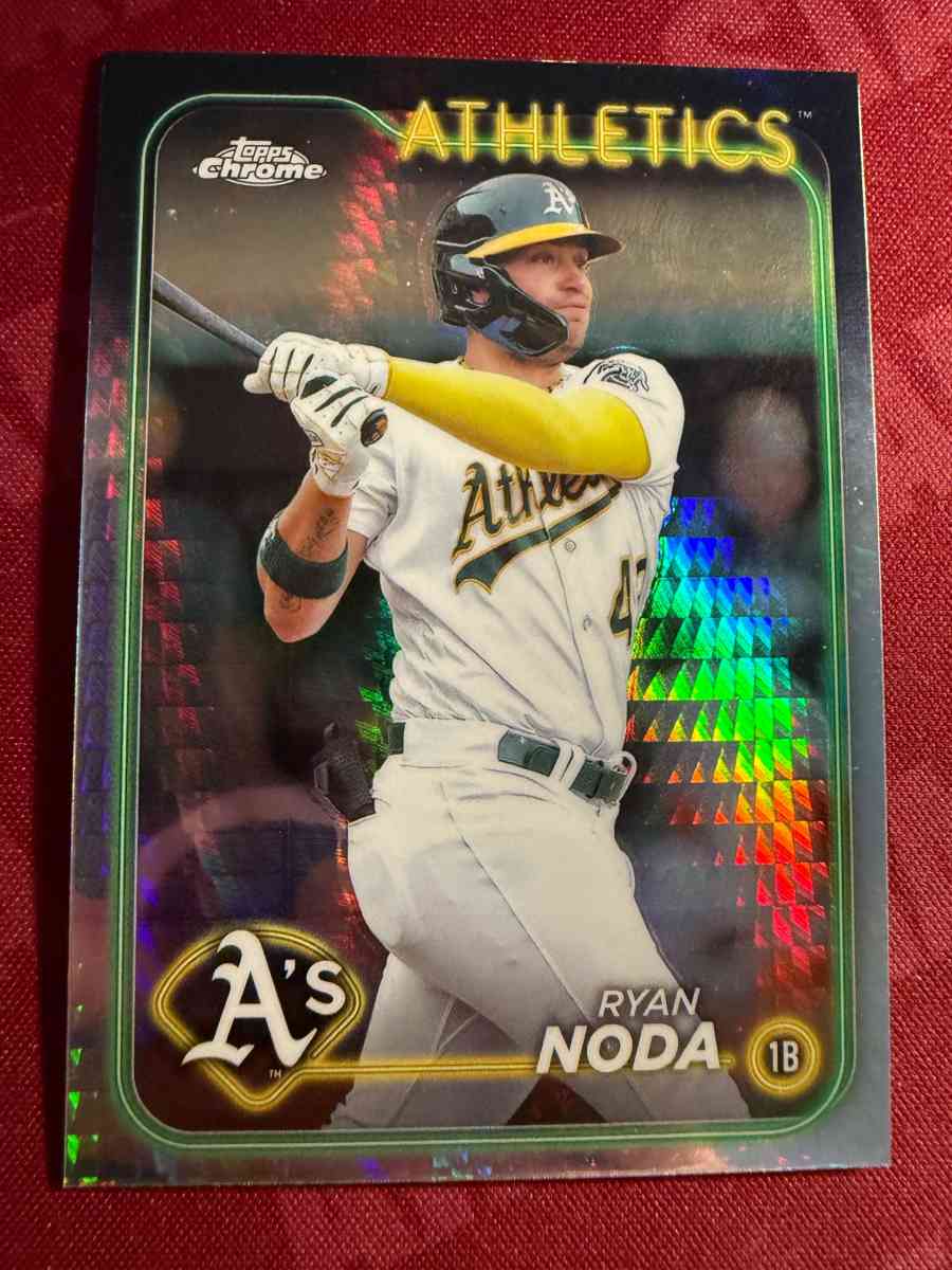 2024 Topps Chrome Ryan Noda 284 Prism Refractor NM - Tucson, Arizona - FleaMarketBay