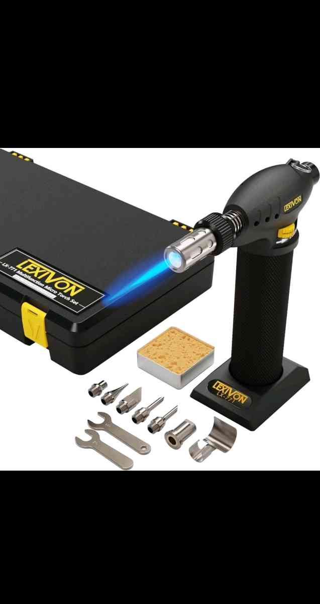 Butane Torch MultiFunction Kit  Premium SelfIgniting Solderi